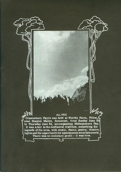 Front page of booklet